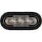 Buyers Products 6 Inch LED Oval Strobe Light with Amber/Green LEDs and Clear Lens SL62AG - alternate 1